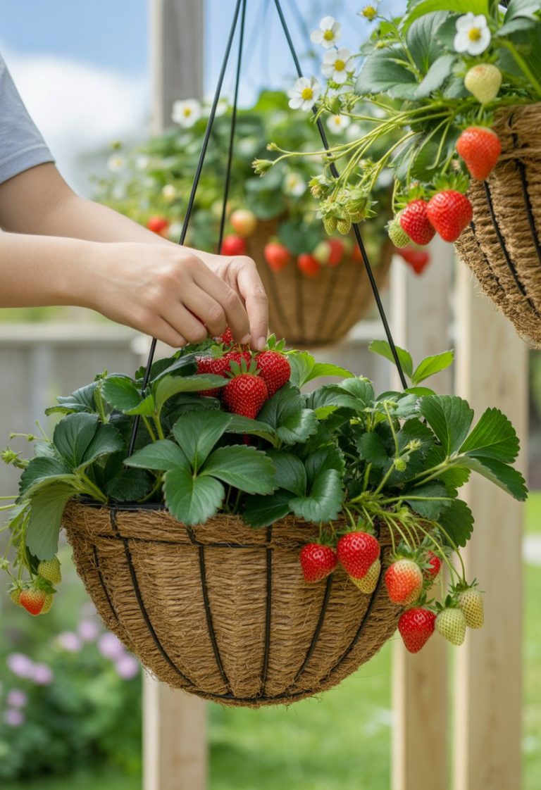 How to Grow Strawberries in Hanging Baskets A Step-by-Step Guide for Lush Harvests